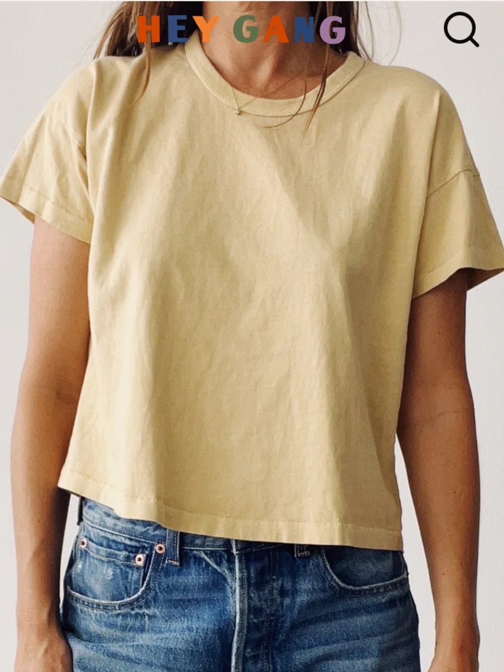 Hey Gang The Boxy Tee Size 3